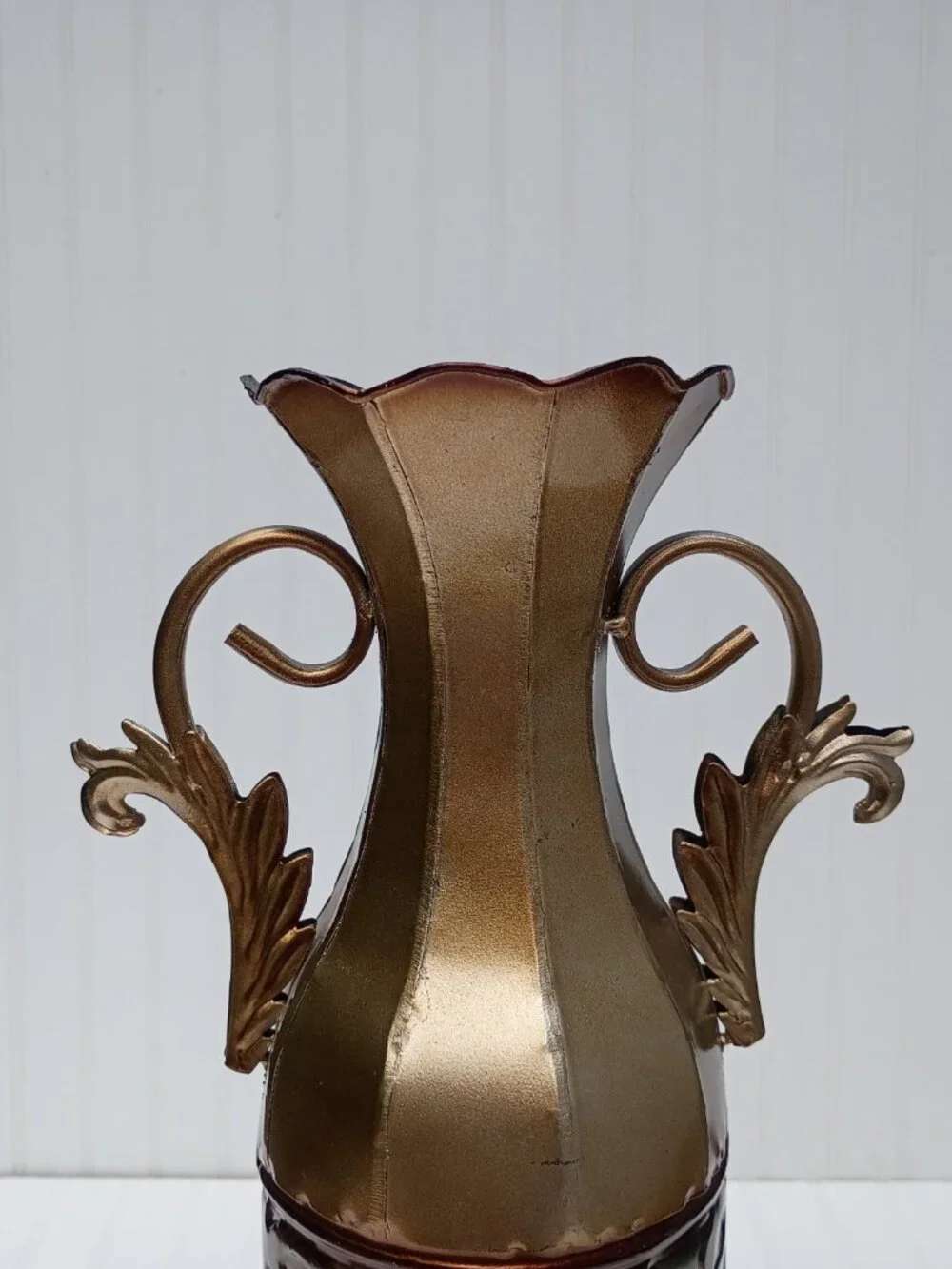 Tall Metal Floor Vase 23